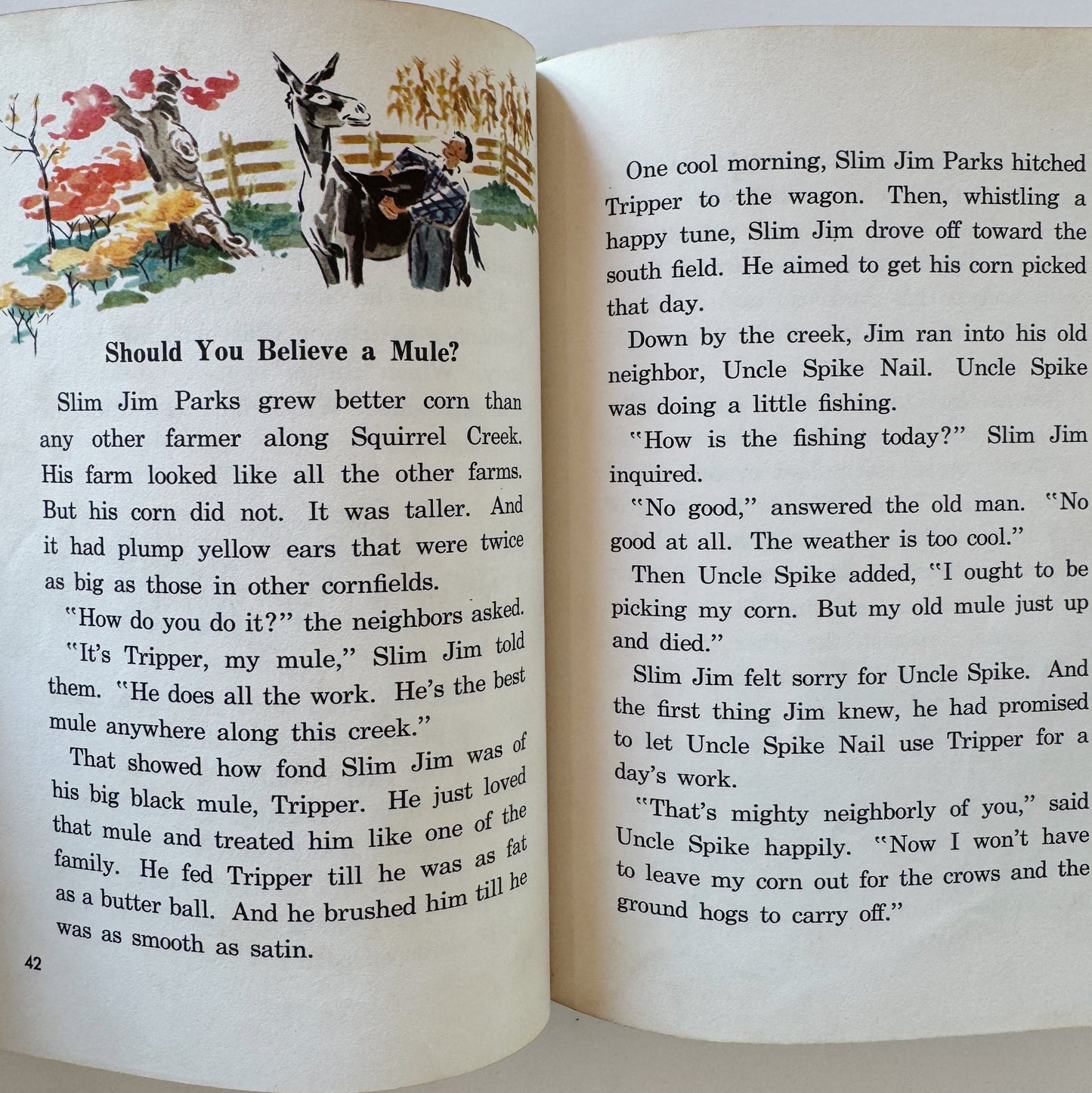 The New Tall Tales Part One, Reading For Independence, 1959 School Book