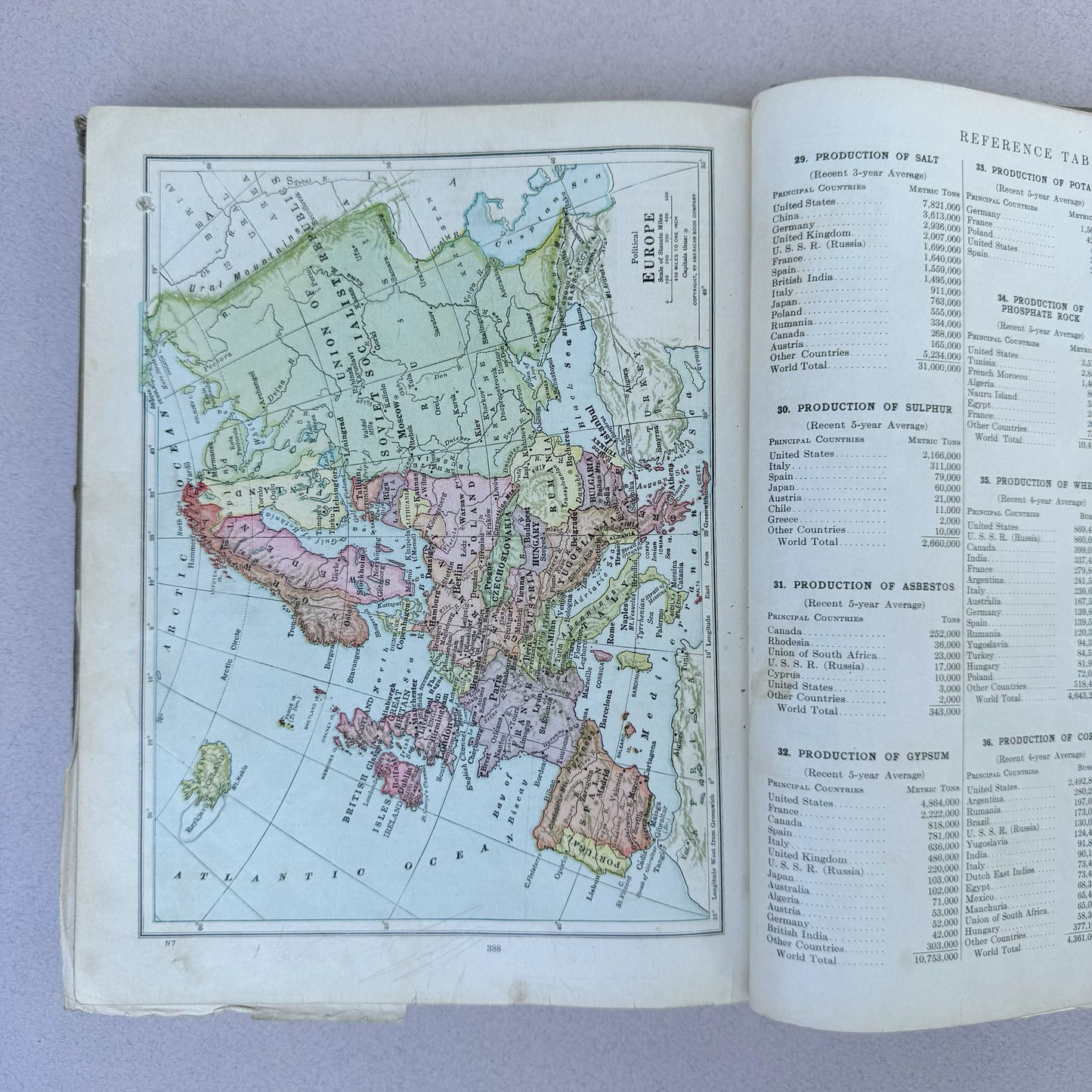 How the World Lives and Works, Book Four, 1935 Geography School Book