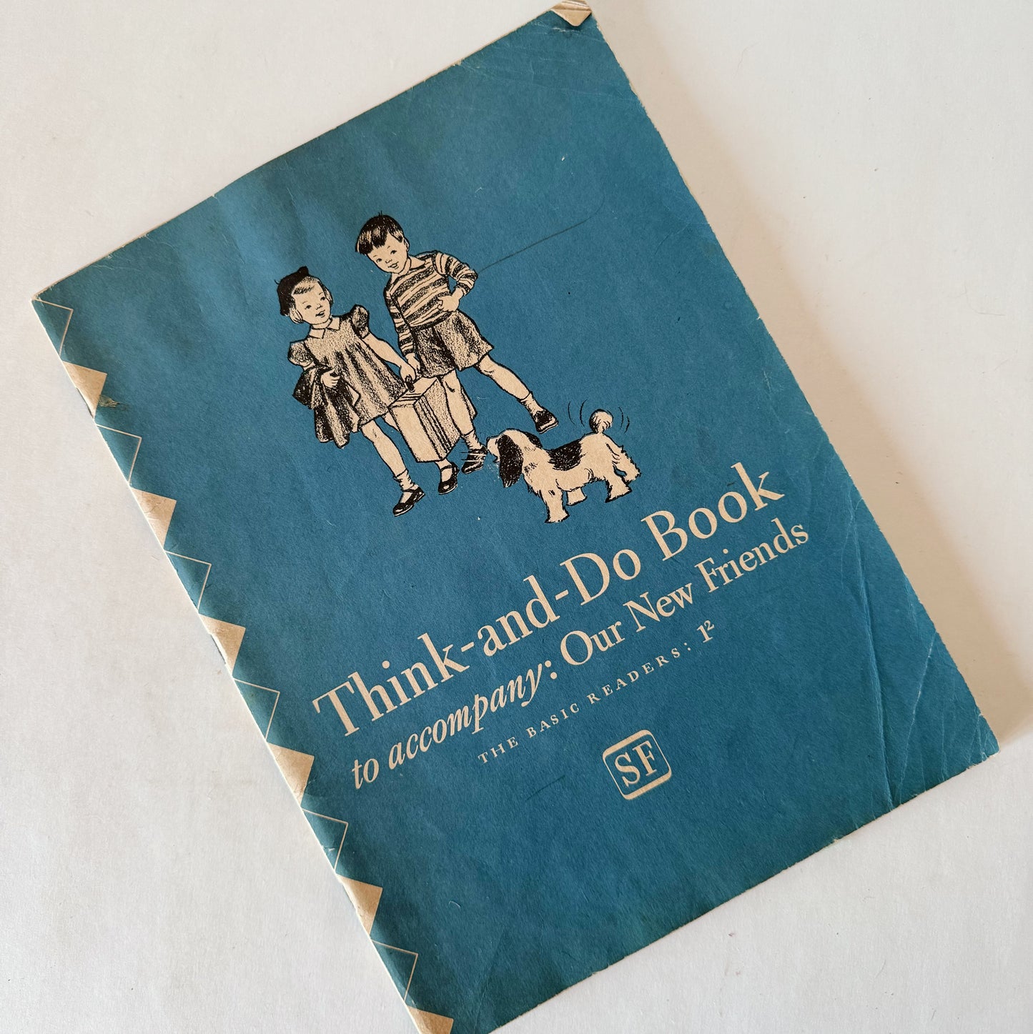 Think and Do Book, Our New Friends, Dick and Jane Softcover School Workbook