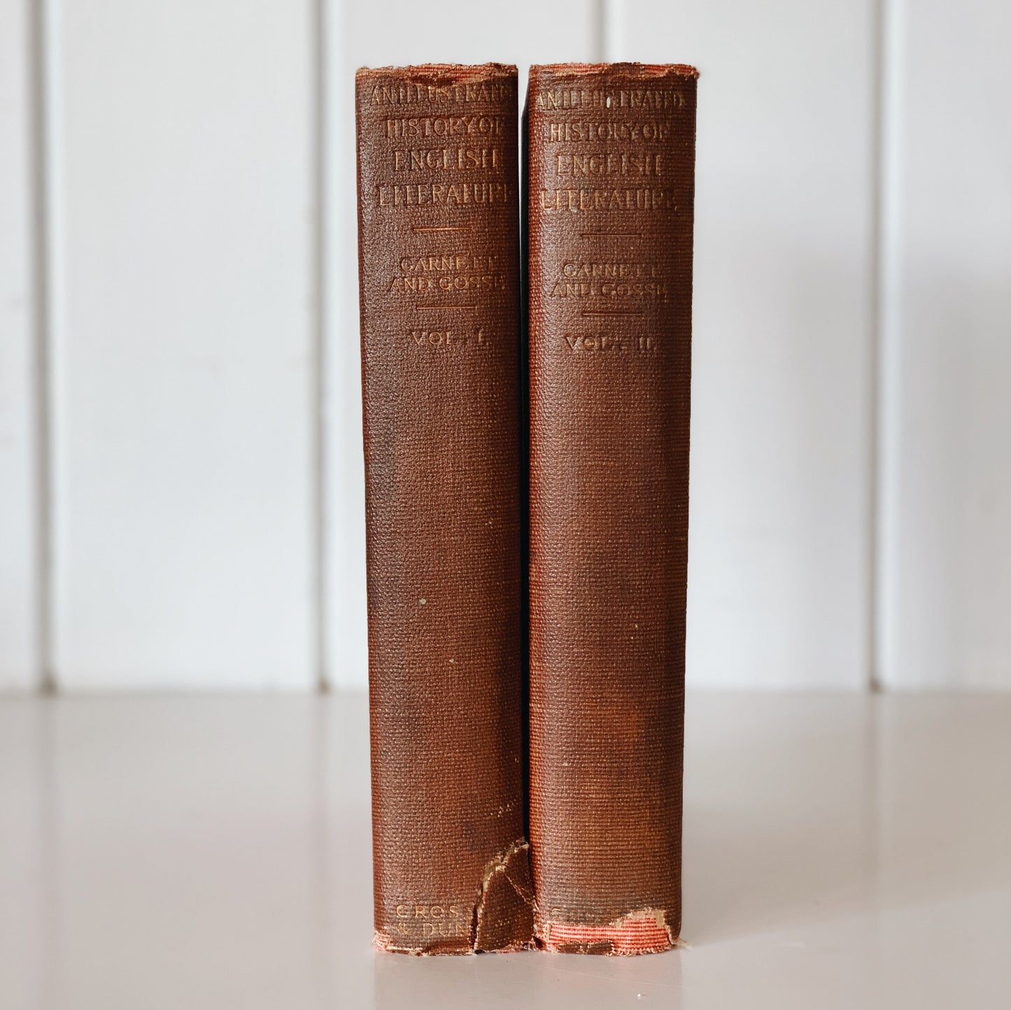 English Literature An Illustrated Record, Richard Garnett, 1904 Hardcover Volumes 1-2