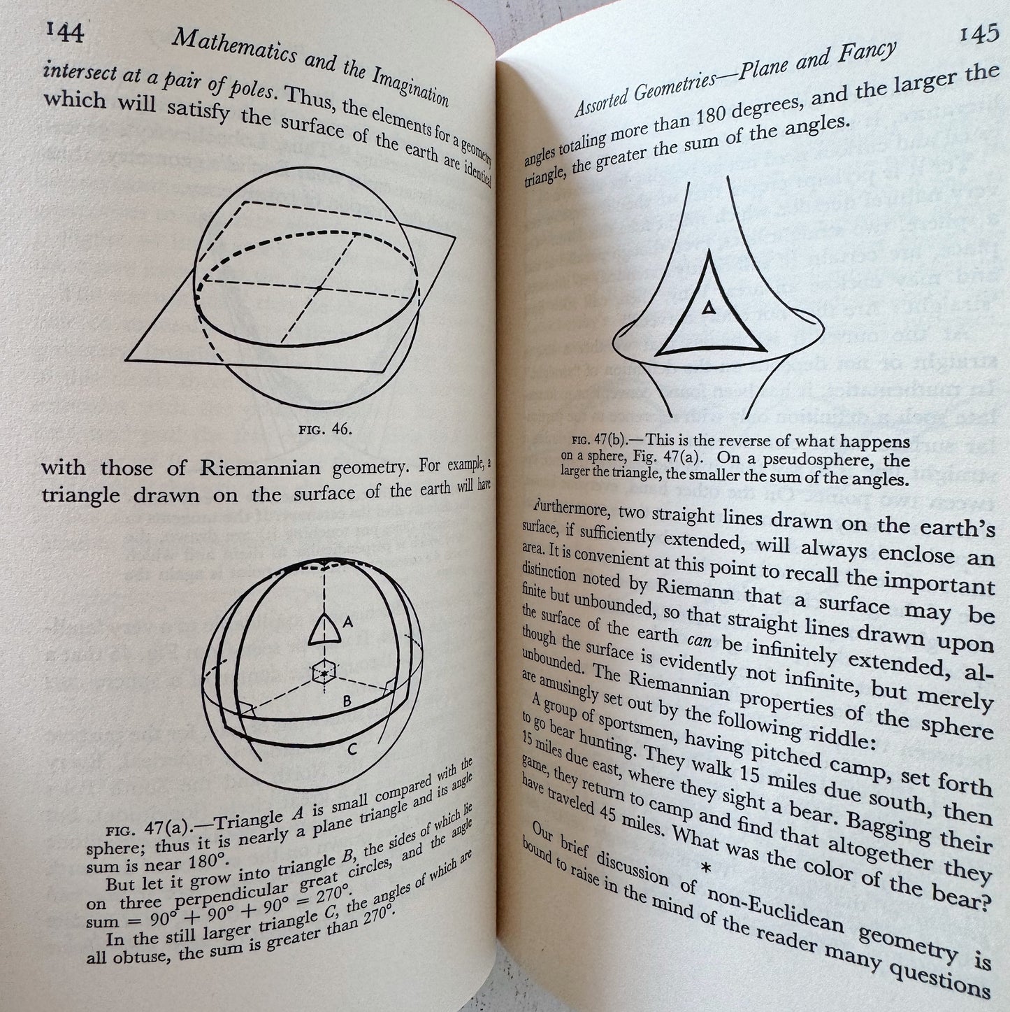 Mathematics and the Imagination, Kasner & Newman, 1940 Hardcover