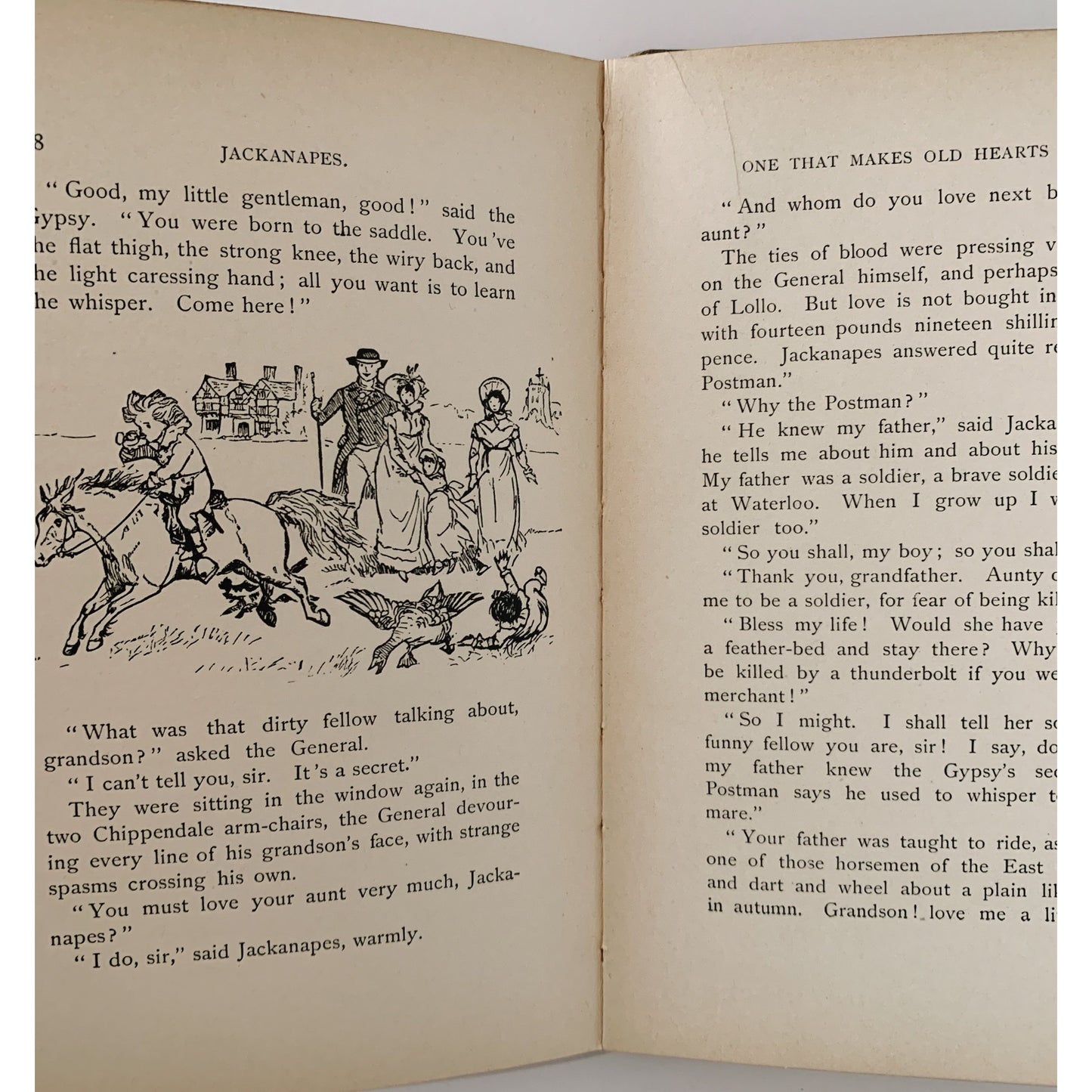 Jackanapes, Juliana Horatia Ewing, Rare, Randolph Caldecott, 1899, Hardcover