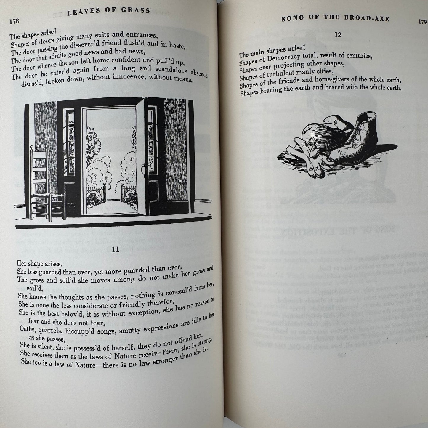 Leaves of Grass, Walk Whitman, Heritage Press, Rockwell Kent Illustrations