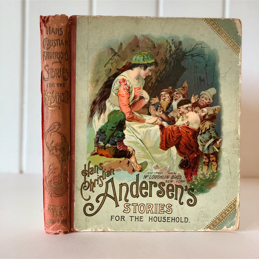 Hans Christian Andersen's Stories for the Household, 1895, Illustrated Antique Children's Book