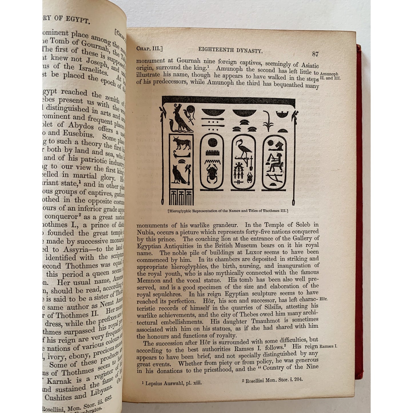 Early Oriental History - Egypt, Assyria, Persia, 1852