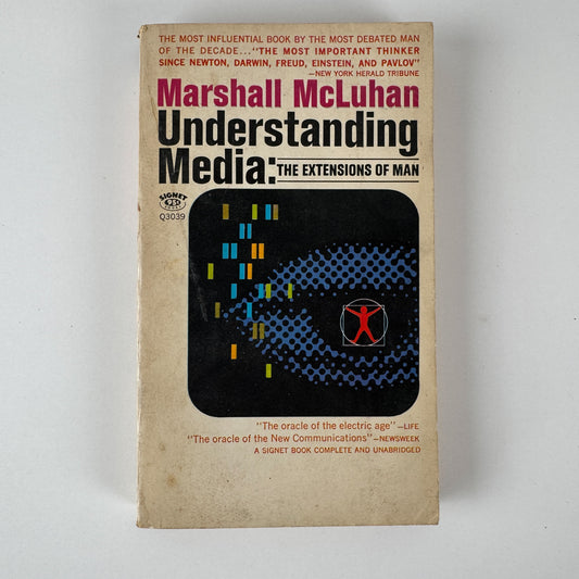 Understanding Media, Marshall McLuhan, 1964 Signet Paperback