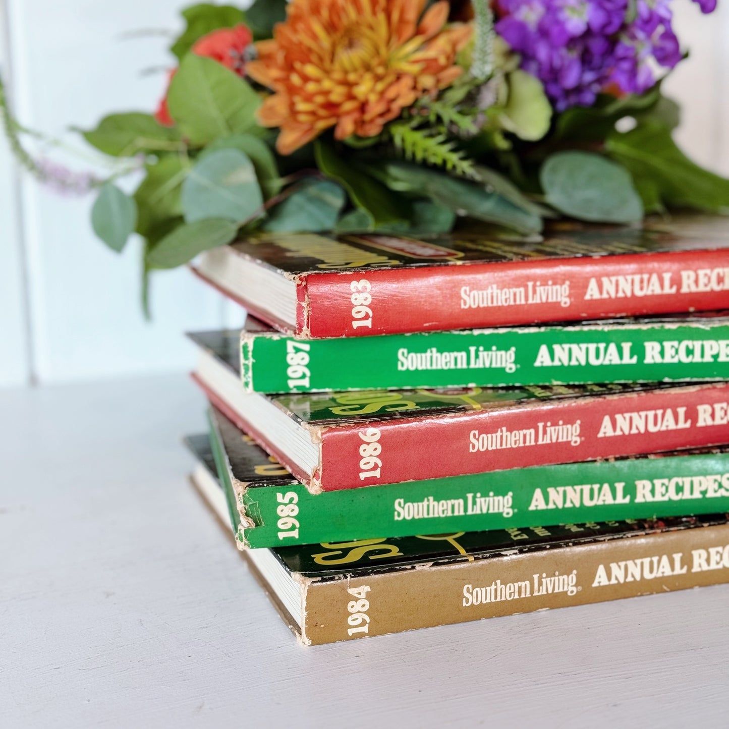 Southern Living Annual Cookbook Set From the 1980s