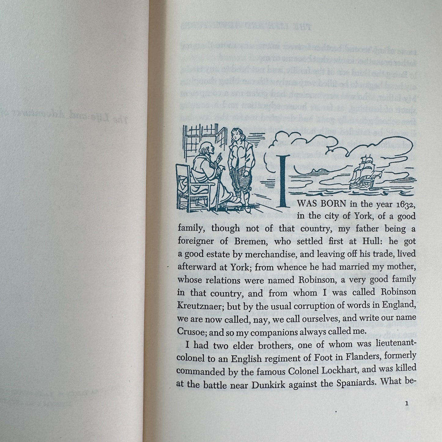 Robinson Crusoe, Daniel Defoe, 1945, Junior Deluxe Editions, Book Club Edition
