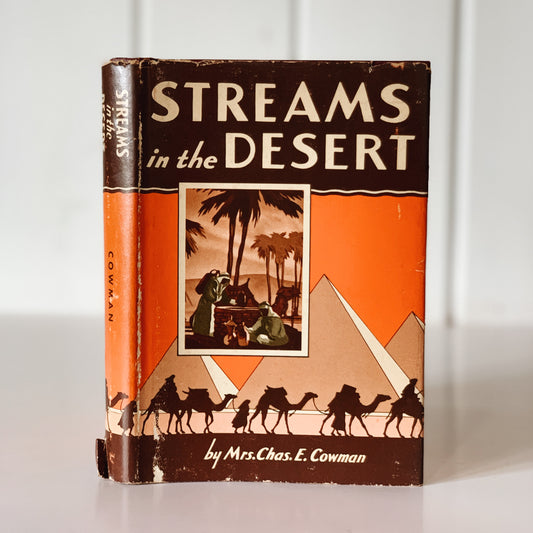 Streams in the Desert, Vintage Daily Devotional, 52nd Printing, 1965, Hardcover with DJ