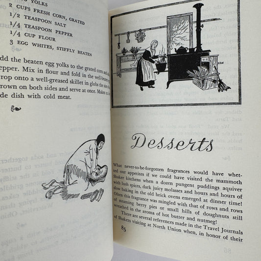 The Shaker Cook Book: Not By Bread Alone, Caroline Piercy, 1953 Vintage Hardcover
