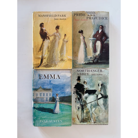 Jane Austen Novels, The Zodiac Press, Pride and Prejudice, Mansfield Park, Northanger Abbey, Emma