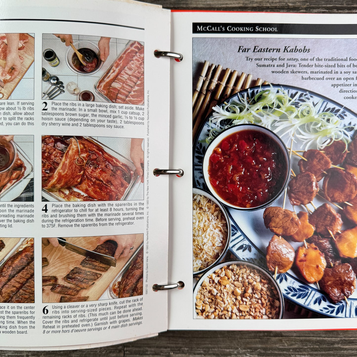 McCall’s Cooking School, Large Binder Book, 1992
