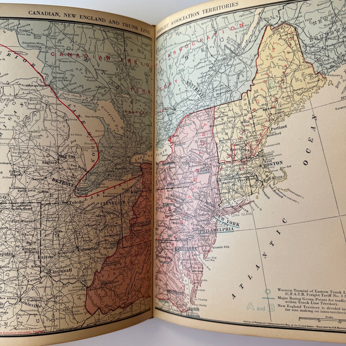 Atlas of Traffic Maps, Railway Systems Maps, 1925