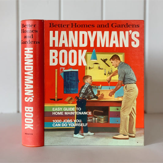 Vintage Better Homes and Gardens Handyman's Book, 1975 Binder Book