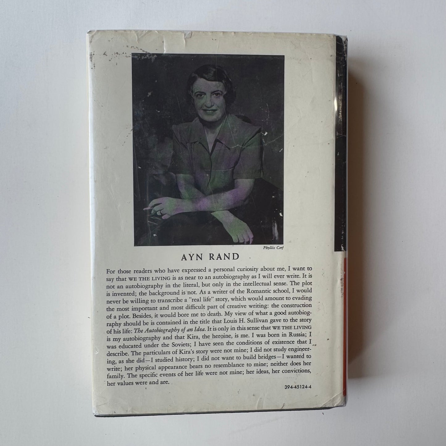 We The Living, Ayn Rand, 1959 Hardcover with Dust Jacket