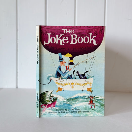 The Joke Book, 1975 Hardcover Illustrated Humor For Kids