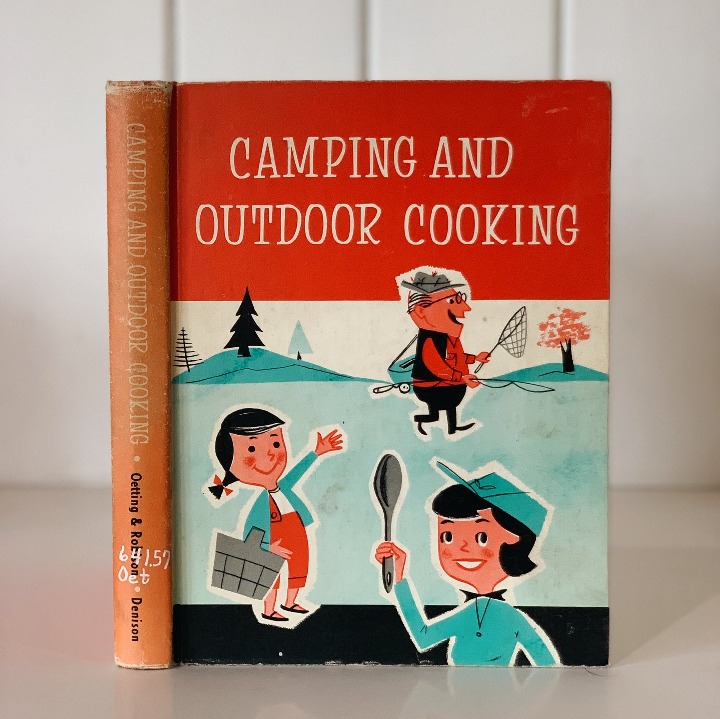 Camping and Outdoor Cooking, 1958, Hardcover, Mid Century