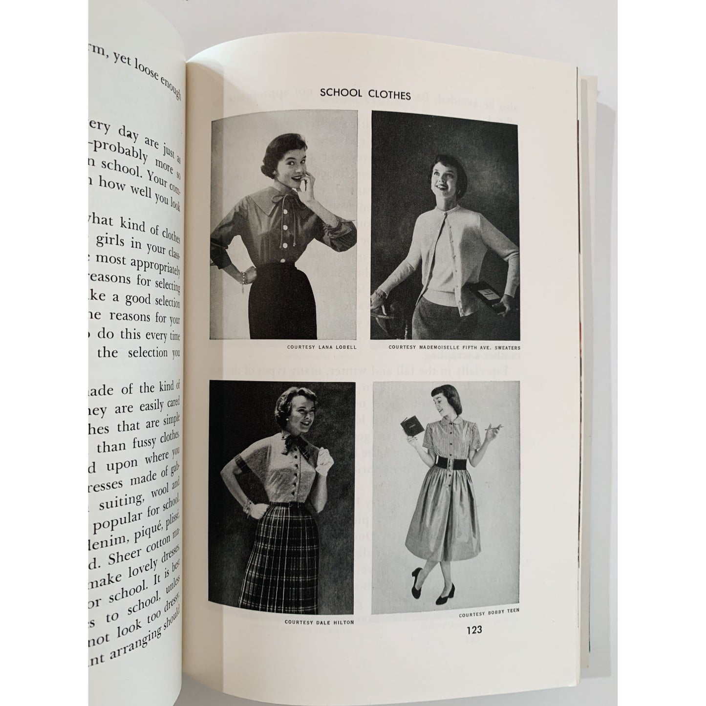 How You Look and Dress: A First Course in Clothing, Home Ec. Textbooks, 1955
