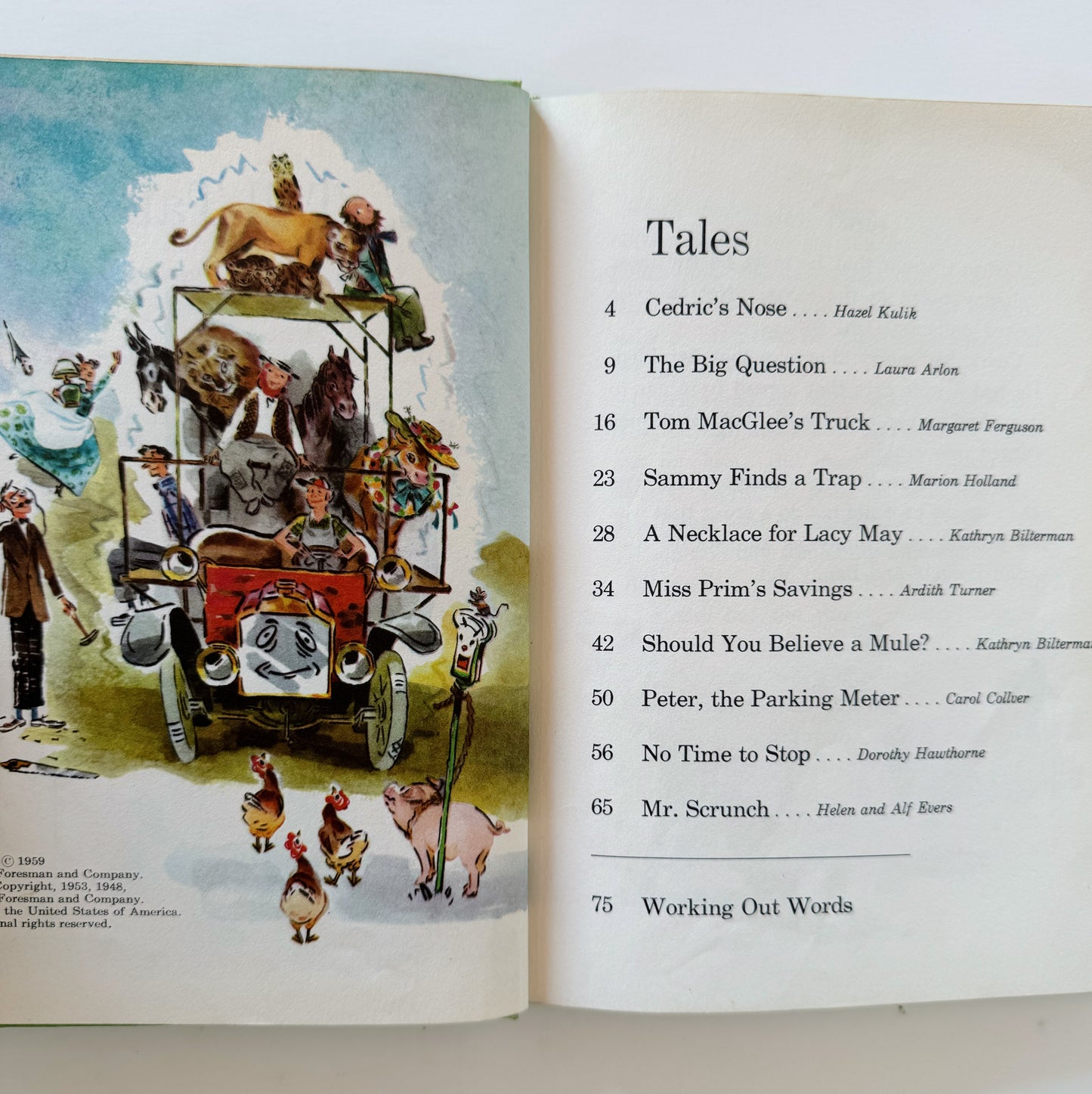 The New Tall Tales Part One, Reading For Independence, 1959 School Book