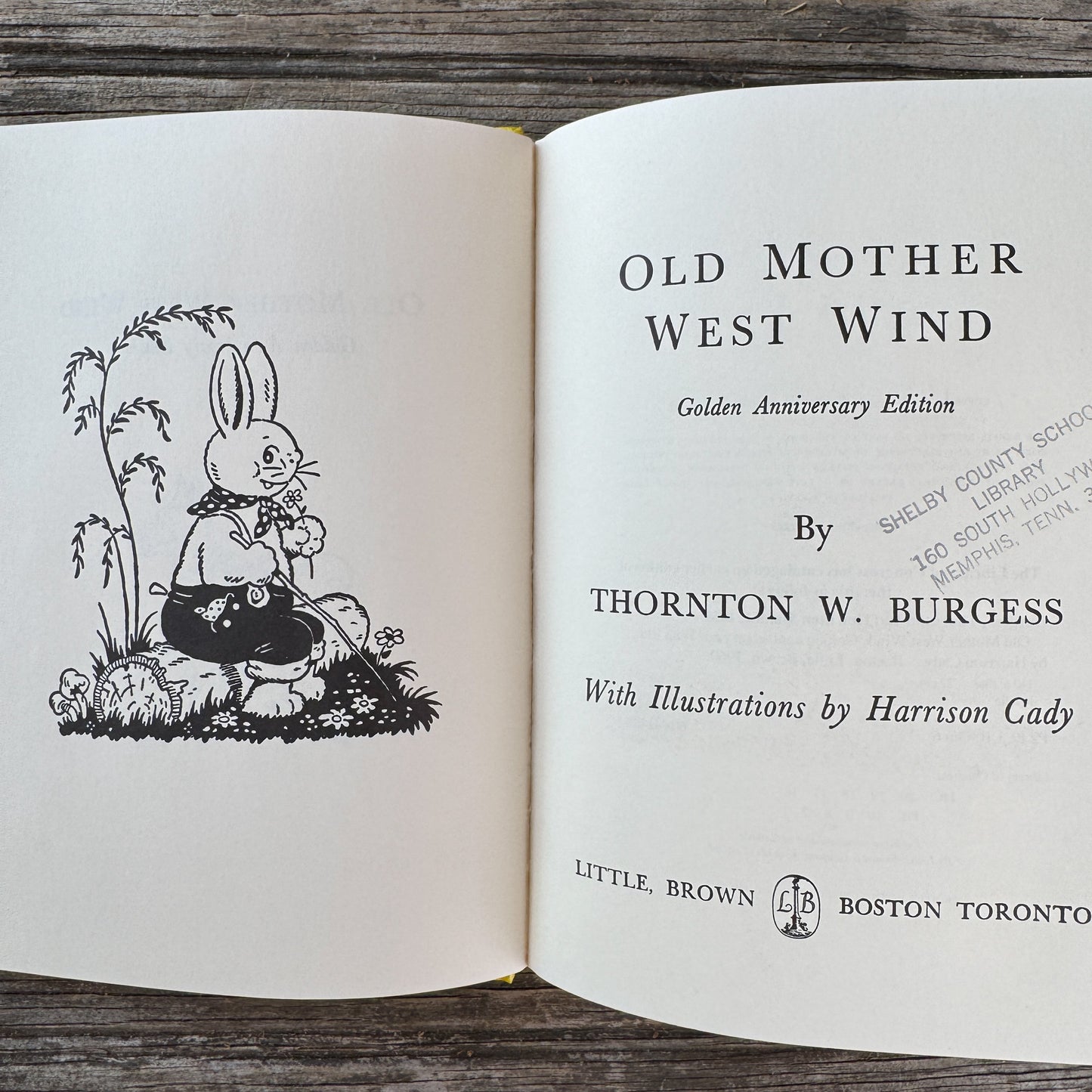 Old Mother West Wind, Golden Anniversary Edition, Thornton W. Burgess, 1985