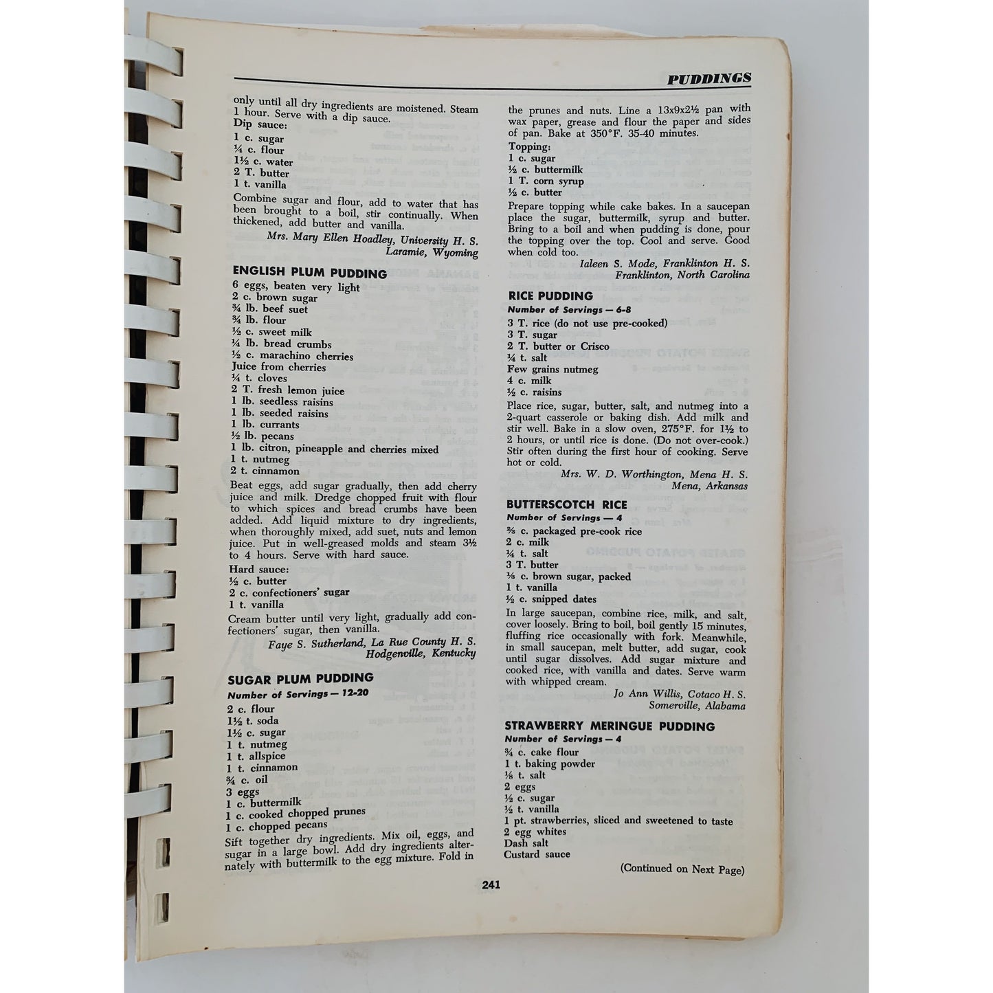 Favorite Recipes of Home Economics Teachers, 1963