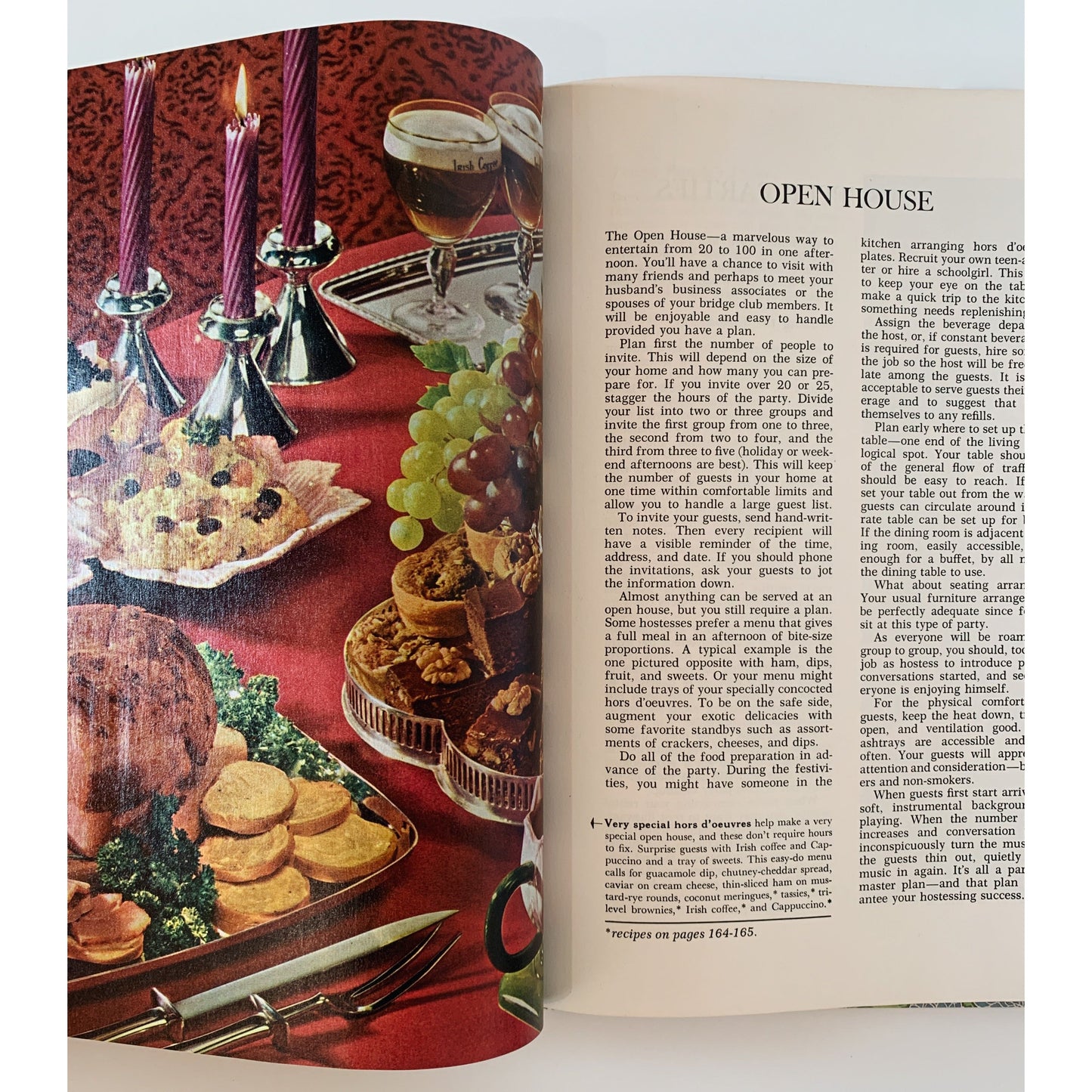 Better Homes and Gardens Guide to Entertaining, 1973 Hardcover