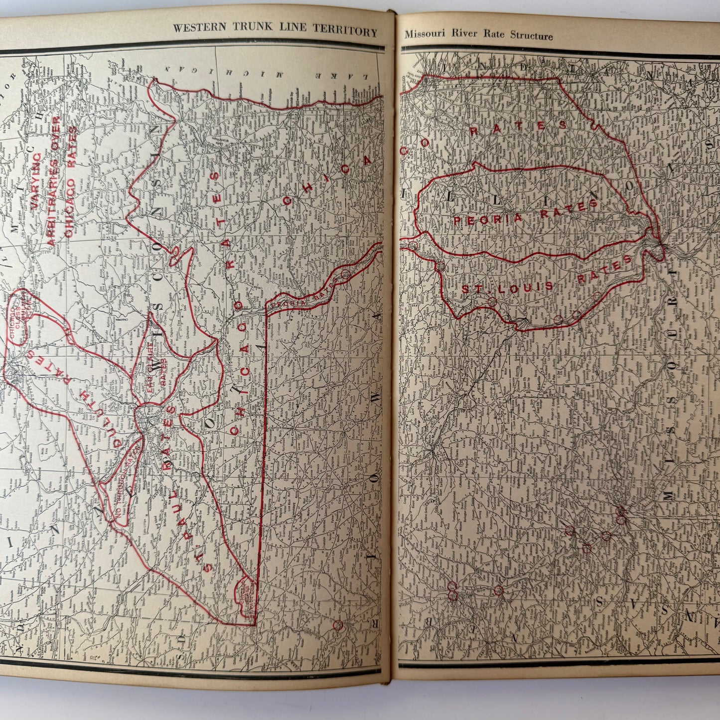 Atlas of Traffic Maps, Railway Systems Maps, 1925