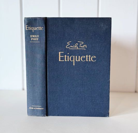 Emily Post's Etiquette, 1959, Mid Century Homemaking Hardcover