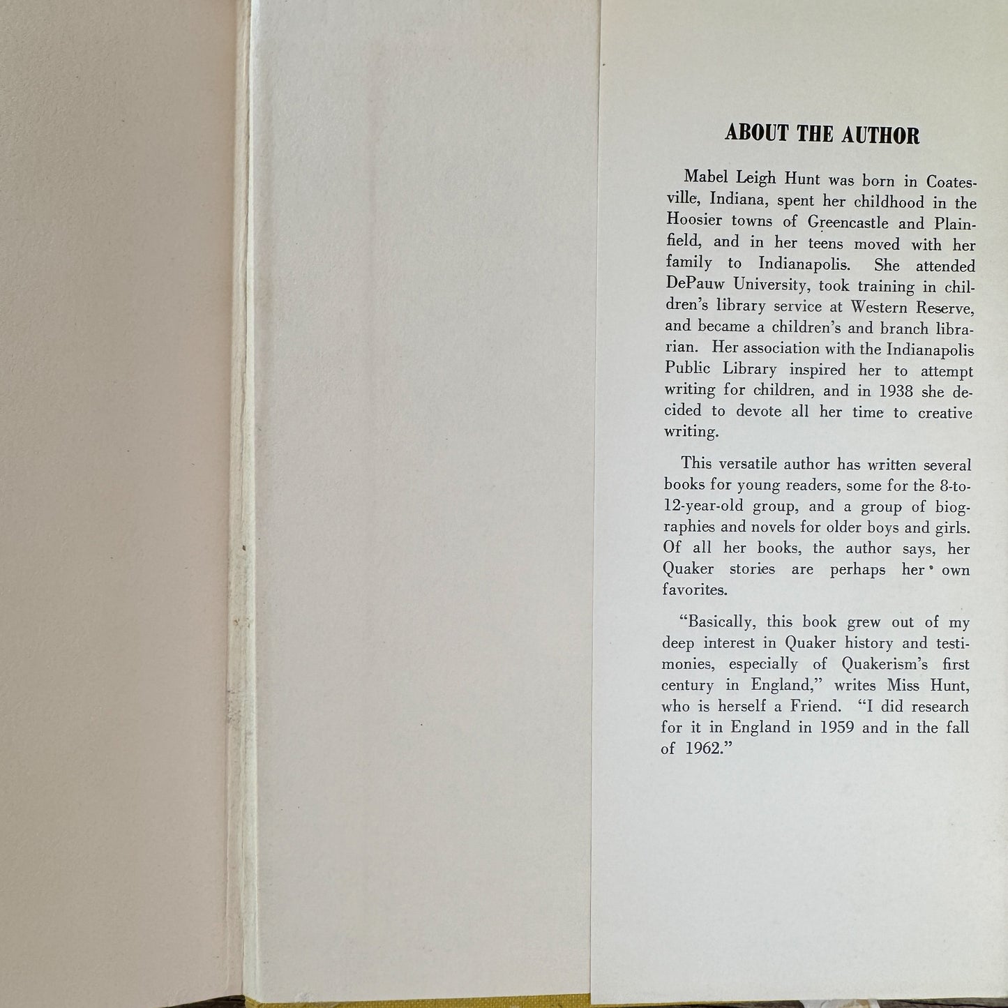 Beggar's Daughter, Mabel Leigh Hunt, 1963, First Edition