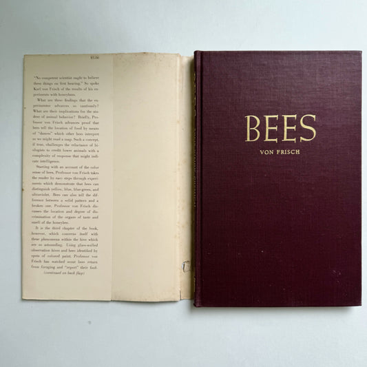 Bees: Their Vision, Chemical Senses, and Language, Karl von Frisch, 1951 Hardcover