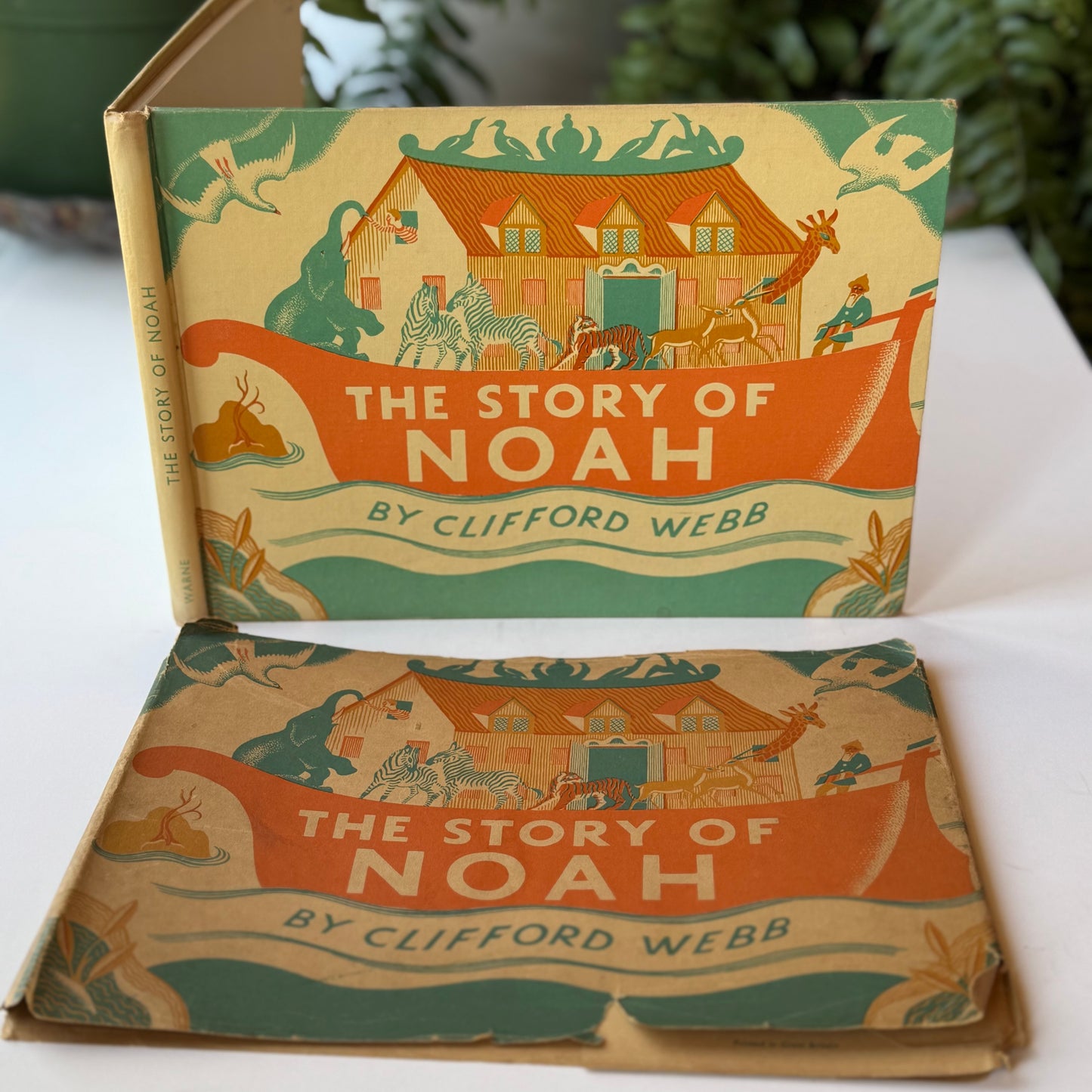 The Story of Noah, Clifford Webb, Illustrated 1949 Hardcover Picture Book