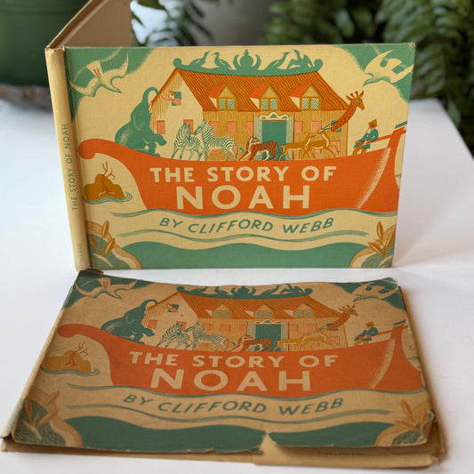 The Story of Noah, Clifford Webb, Illustrated 1949 Hardcover Picture Book