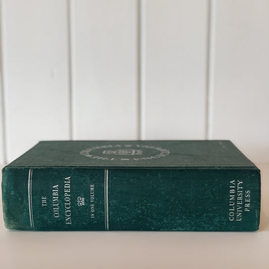 The Columbia Encyclopedia in One Volume, 1940, Oversized Dark Teal Hardcover