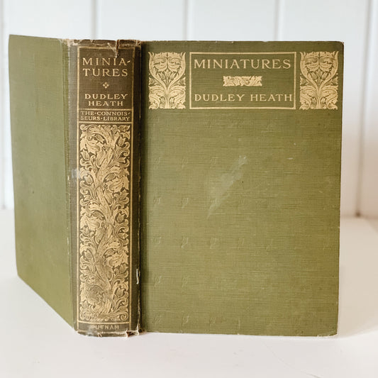 Miniatures, Dudley Heath, 1905, Illustrated Guide, The Connoisseur's Library