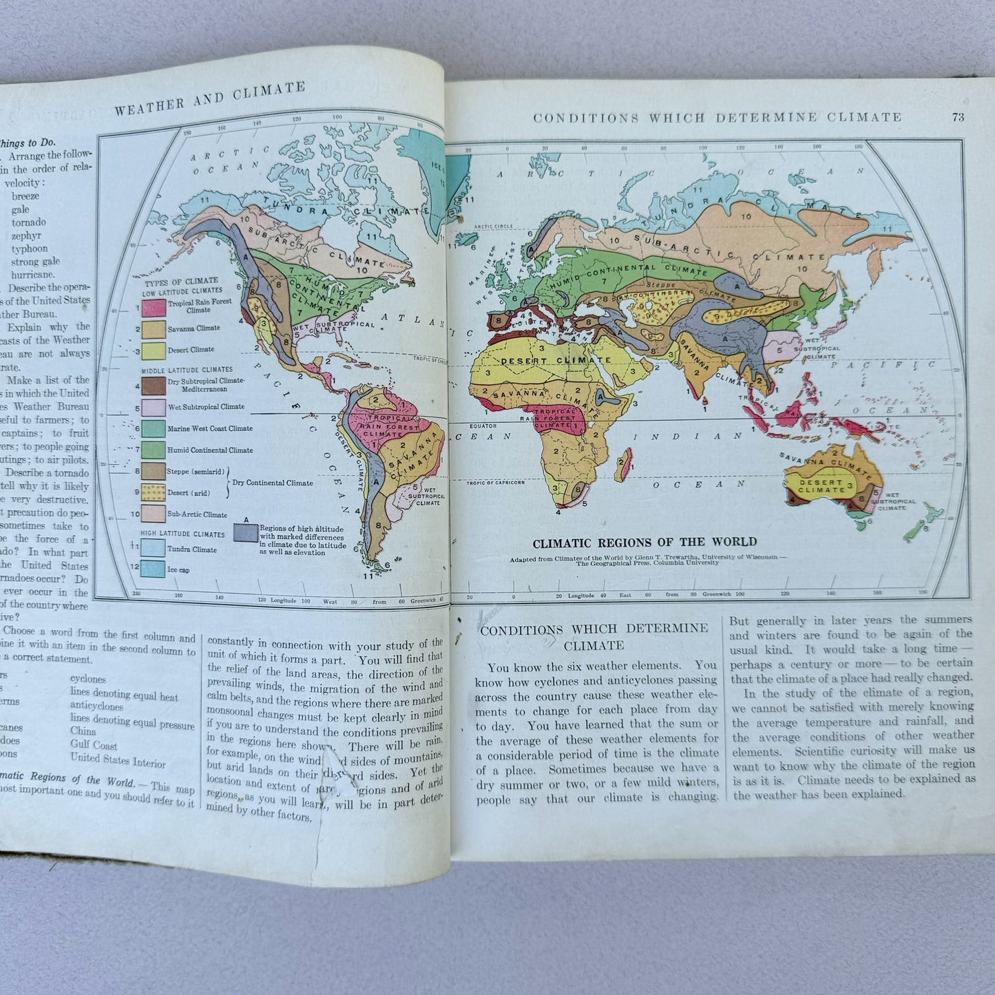 How the World Lives and Works, Book Four, 1935 Geography School Book