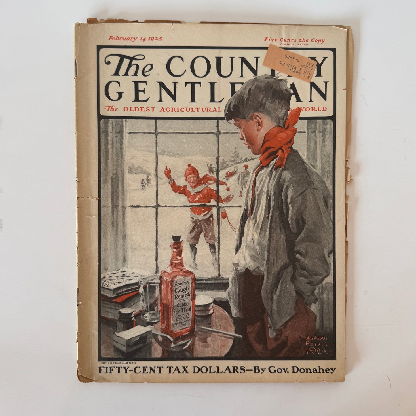 Country Gentleman Magazine, February 14, 1925, 100 Years Old!