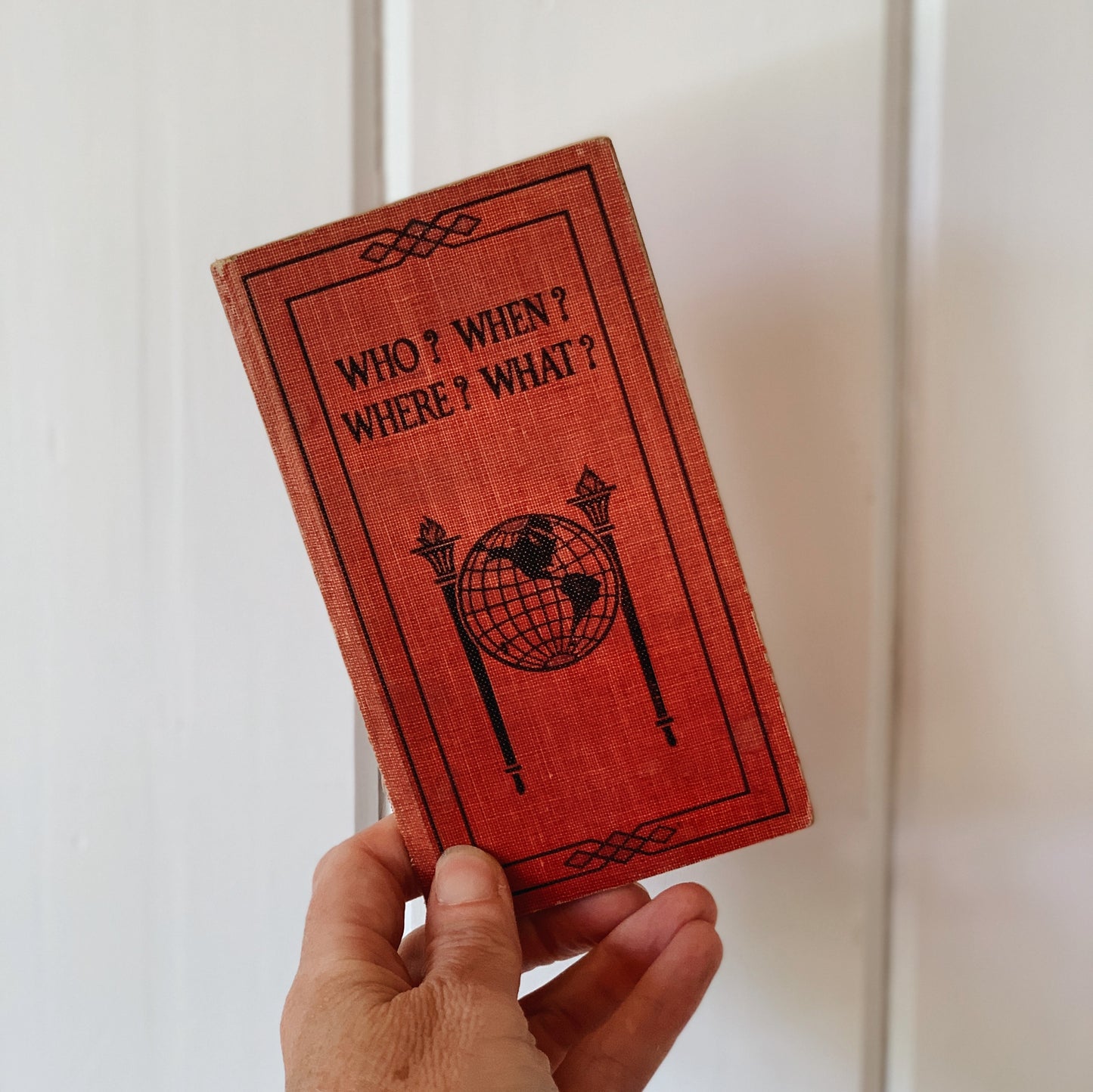 Who? When? Where? What?, Red Pocket-Sized Trivia Hardcover, 1930