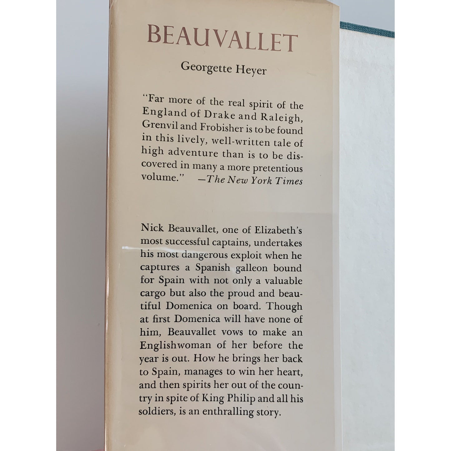 Beauvallet, Georgette Heyer, 1968, Hardcover, Regency Romance