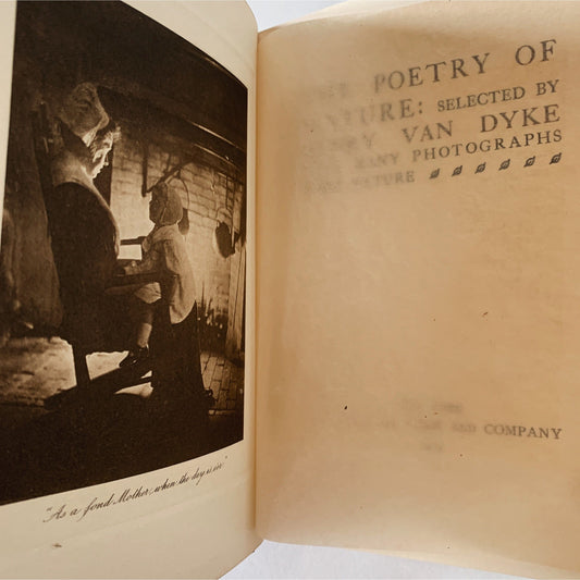 Poetry of Nature, 1914, Selected by Henry Van Dyke, Illustrated