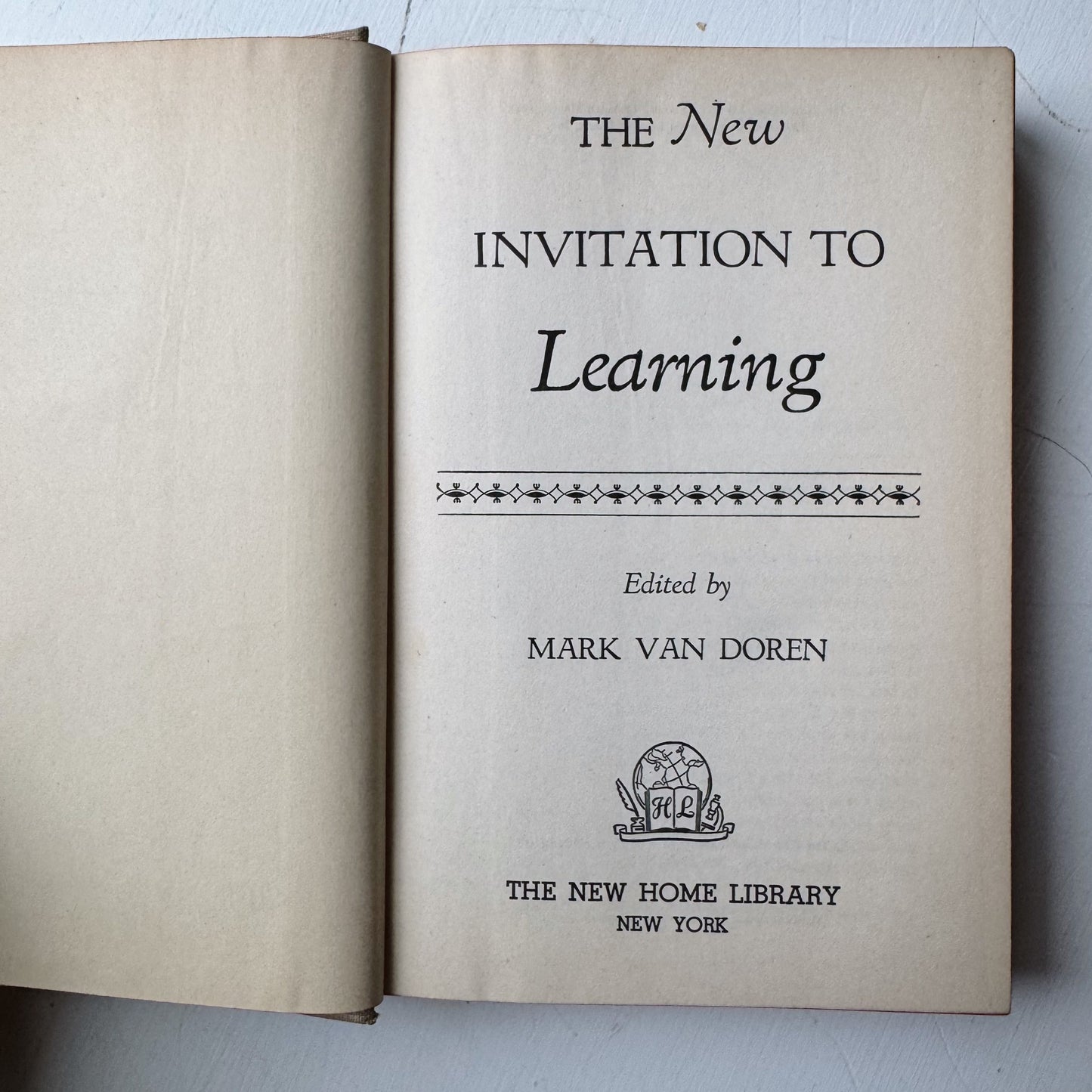 The New Invitation to Learning, 1942 Hardcover Great Books Commentary