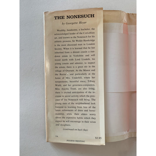 The Nonesuch Georgette Heyer, 1965, Fourth Printing, Hardcover