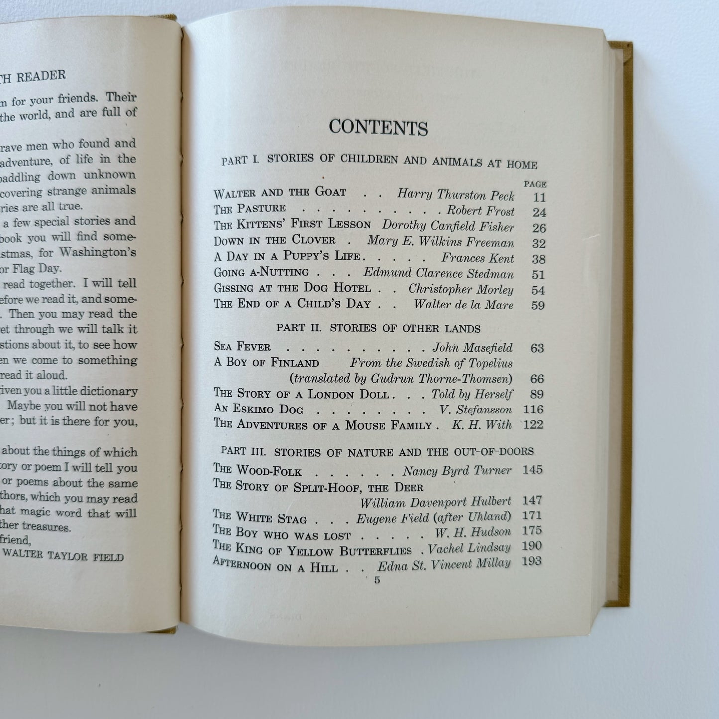 The Field Fourth Reader, 1925 Illustrated English Reader