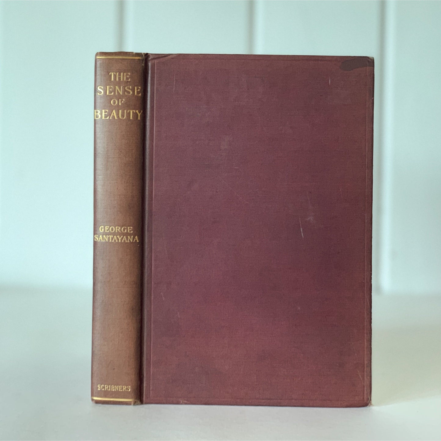 The Sense of Beauty, George Santayana, First Edition, 1896