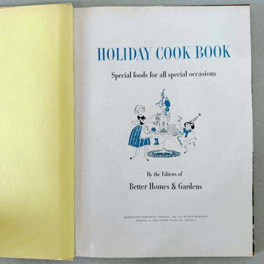 Better Homes and Gardens Holiday Cook Book, 1959