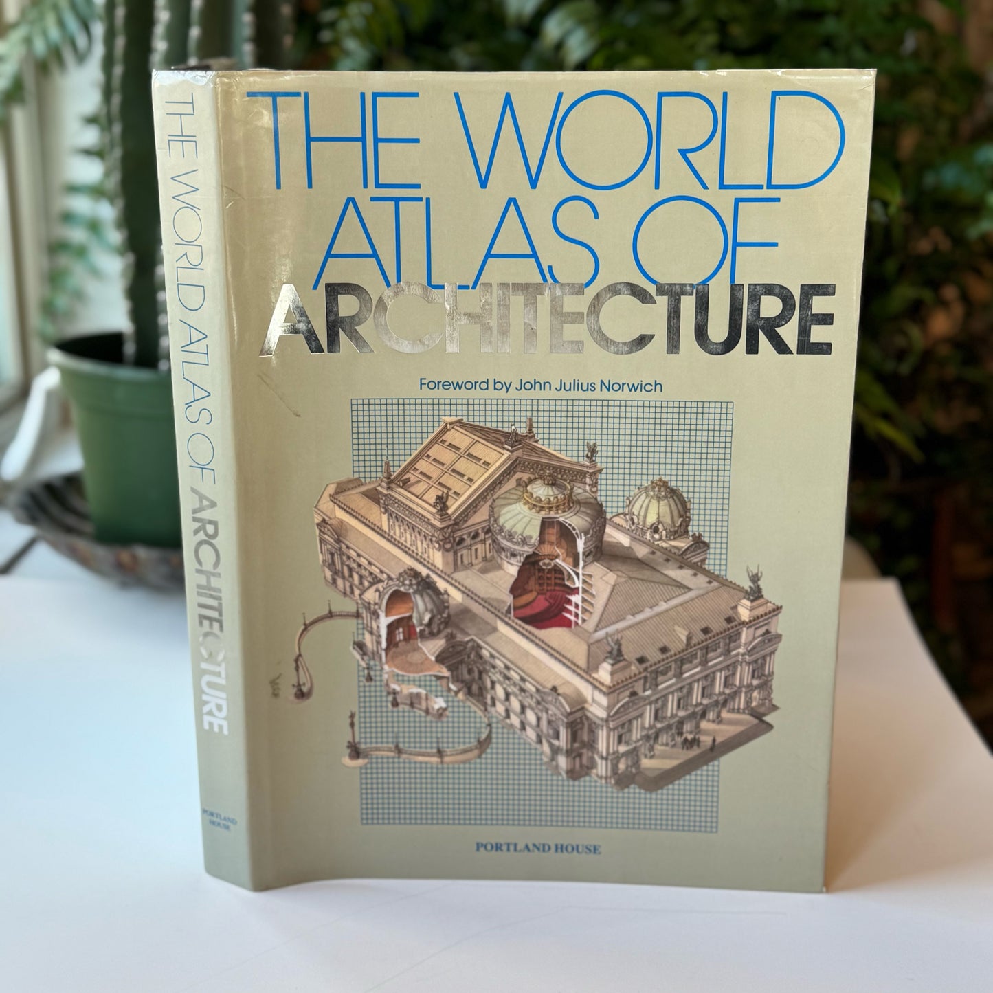 The World Atlas of Architecture, 1984 Vintage Coffee Table Book