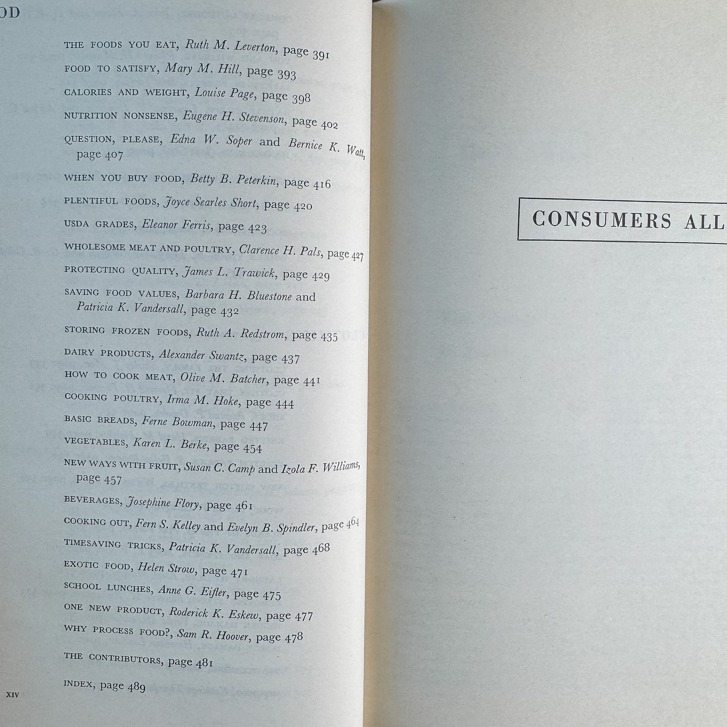 Consumers All, Yearbook of Agriculture 1965, U.S. Department of Agriculture, 1965