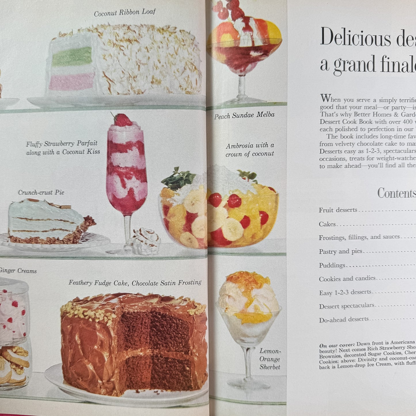 Better Homes and Gardens Dessert Cook Book, 1969
