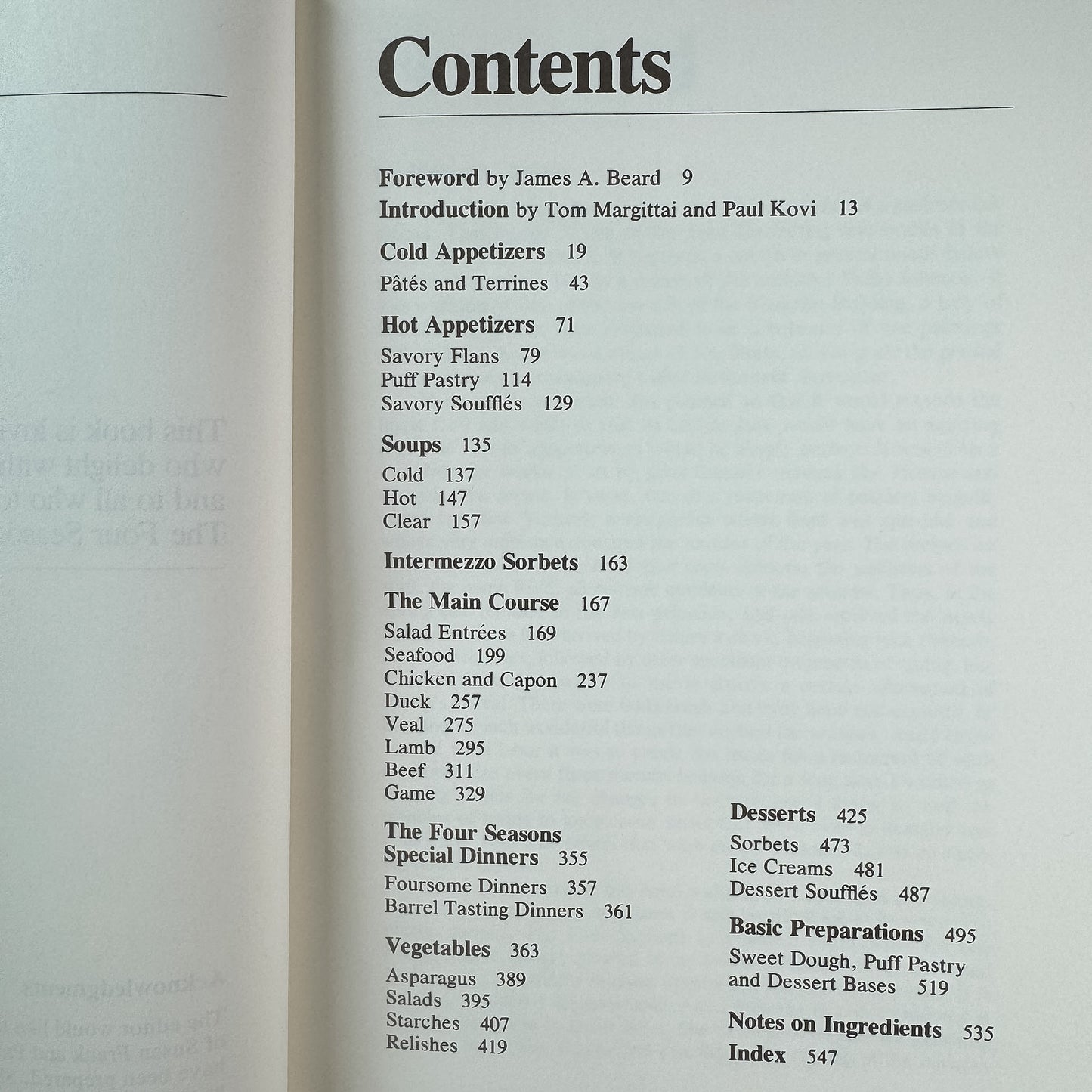 The Four Seasons, Tom Margittai and Paul Kovi, 1980
