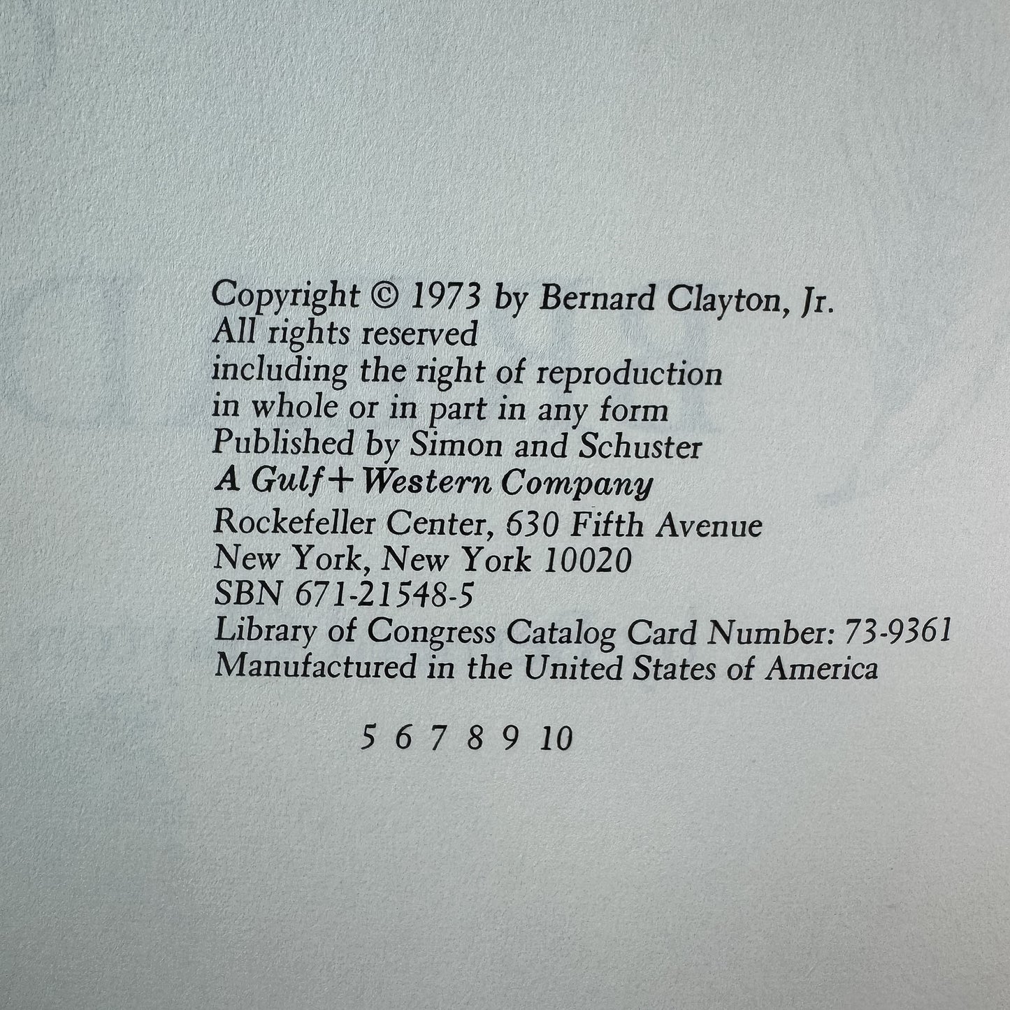 The Complete Book of Breads, Bernard Clayton, Jr., 1973