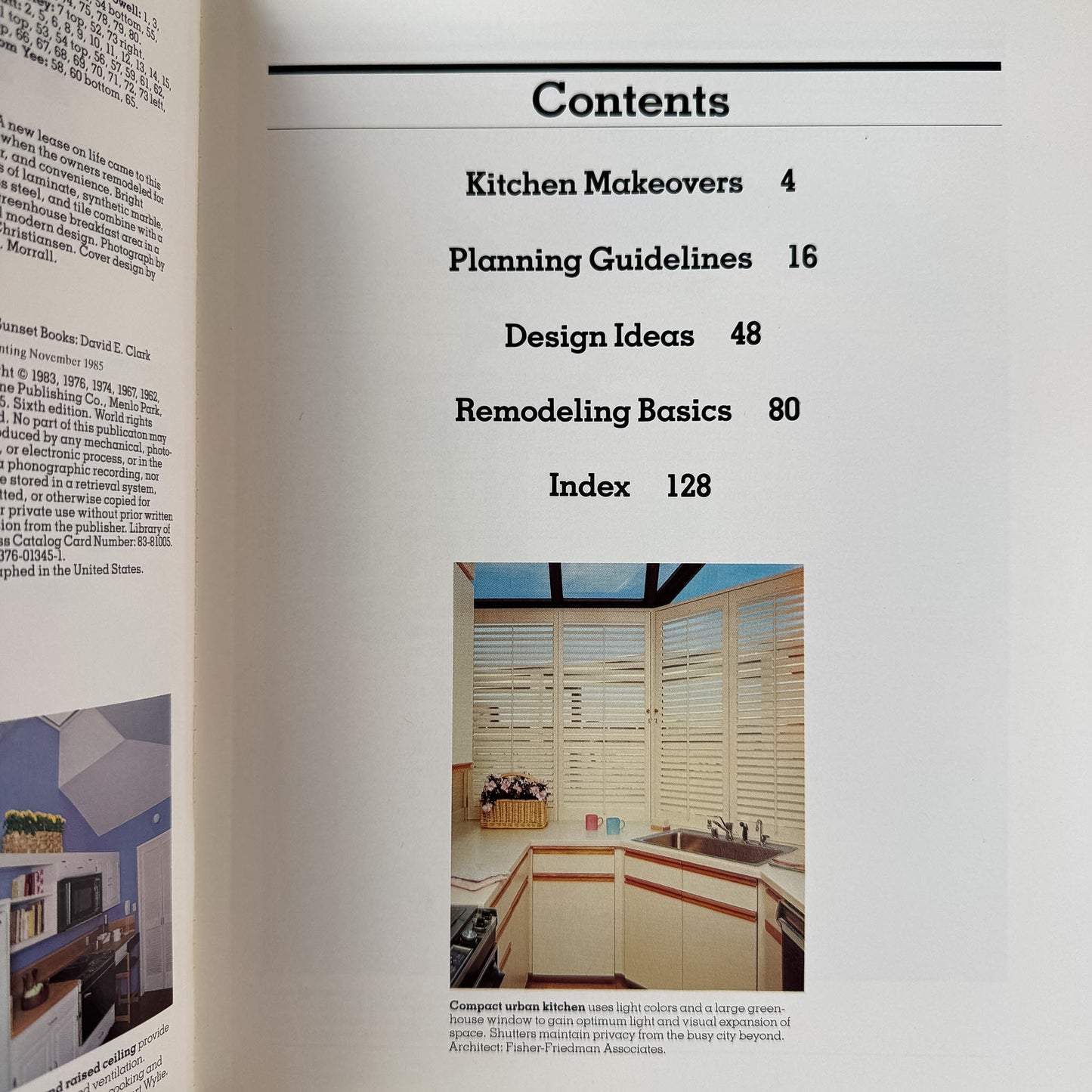 Sunset Kitchens Planning and Remodeling, 1983, Sixth Edition